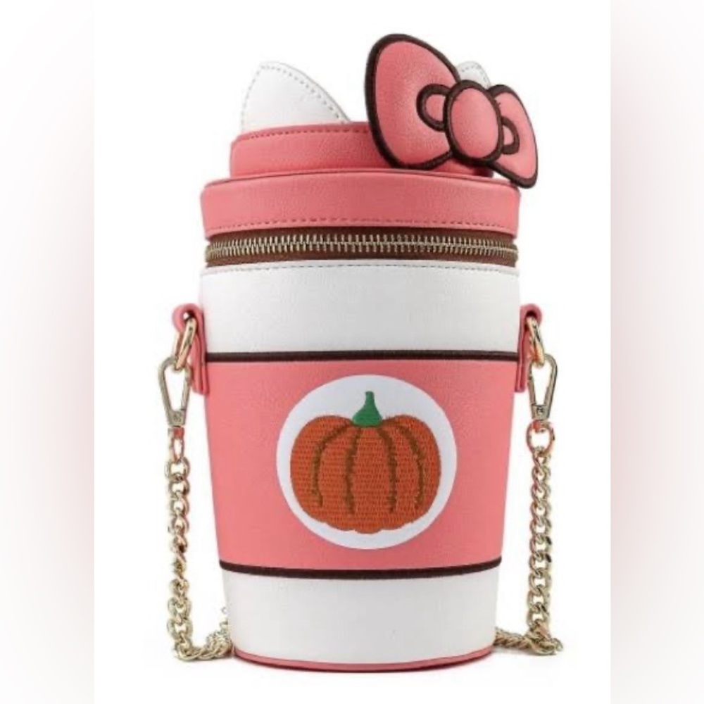 Loungefly Hello Kitty Pumpkin Spice Latte Crossbody Bag